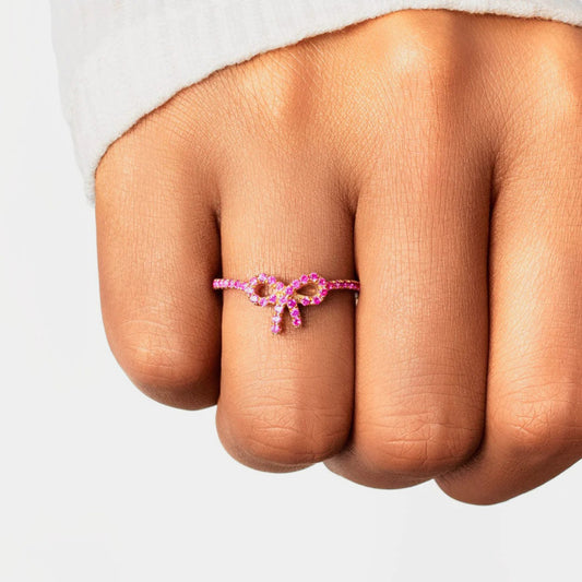 Mother Daughter Bond Bow Ring