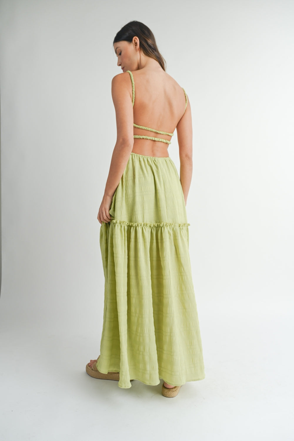 Cutout Waist Backless Maxi Dress - Bold and sophisticated maxi dress with a daring cutout waist and an elegant backless design. Perfect for special occasions and evening events.